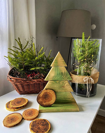 Drewniana choinka na święta wyjątkowy prezent dekoracja, Drewniarnia Exclusive