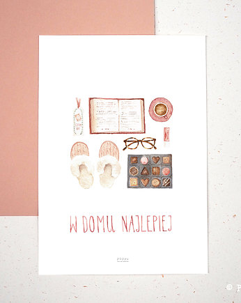 ilustracja "w domu najlepiej", Poppy