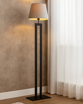 Designerska lampa stojąca do salonu VEGAS VELUR, LYSNE
