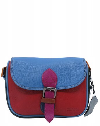 Listonoszka torebka damska skóra naturalna kolorowa oryginalna OLIVKA, Olivka Warsaw