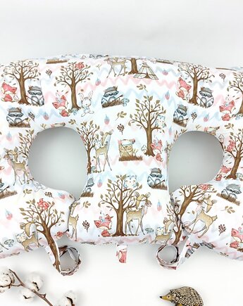 Poduszka do karmienia bliźniąt, prezent dla bliźniąt, poduszka bliźniaków, Enitka Sweet Baby Room