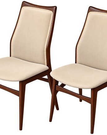 Para krzeseł Wilhelm Benze GmbH, lata 60., Relikt design