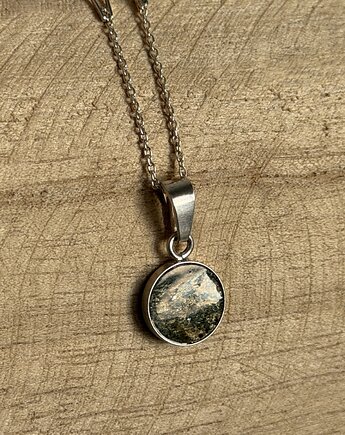 Zawieszka kamień mika (łupek), Fiorette stone&silver