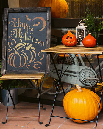 Szablon wielokrotny // HAPPY HALLOWEEN DYNIA, Szablony Nakleo