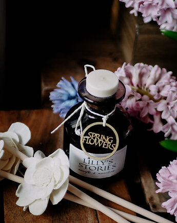 Dyfuzor zapachowy "Spring Flowers"-100ml, zapach wiosennych kwiatów, Lillys Stories