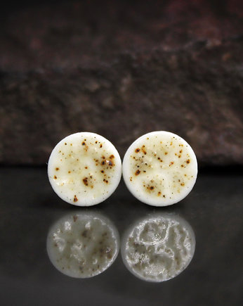 ŚWIERSZCZE 6mm/stal chirurgiczna/kolczyki ceramiczne UNIKAT, Magda Łysiak