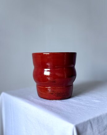 Pomidorowy kubek XL, Wet Spot Ceramic Studio