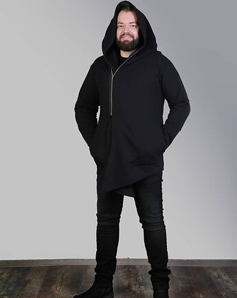 Bluza męska zamek asymetryczny