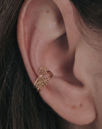 Nausznica róże kolczyk, Vander jewelry