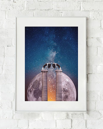 Plakat 50x70 - Księżycowa brama, Kamila Lenarcik