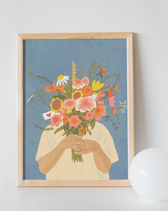 Plakat "With love" A3 (30x42), Gigi Rosado