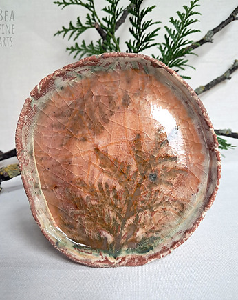 Jesienny talerzyk na biżuterię, kadzidło, drobiazgi, Bea Fine Arts