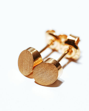 Kolczyki  LUNA/złocone/szronione, Daria Siwiak Jewellery