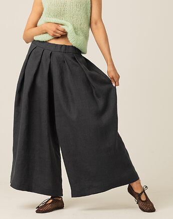 Spodnie HAKAMA - 100% Len, cisza kolektyw