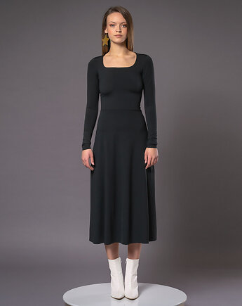 Sukienka z dekoltem karo - Karla Black, milita nikonorov