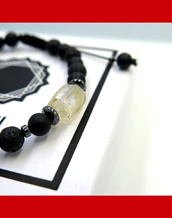 Męska Bransoletka Bogactwo i Ochrona WEALTH & PROTECTION SHIELD, BY LUI Biżuteria i Dodatki