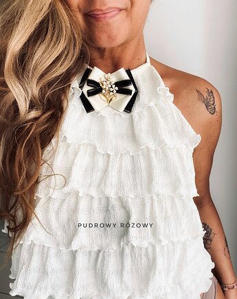 Kolekcja Kwiatowa   Brosza z kwiatami, Pudrowy Różowy