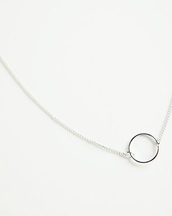 Rhodium Plated Small Karma Necklace, Le Boho Bleu