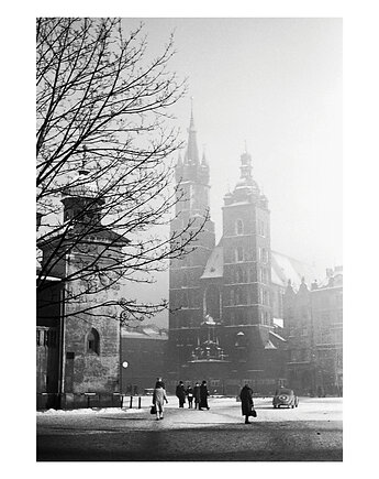 Kartka Premium - Daniel Zawadzki "Widok na Kościół Mariacki", Galeria LueLue