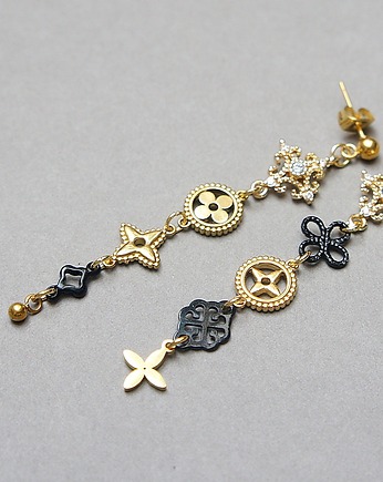 Kolczyki pozłacane Alloys Collection /Odd/ - Variations vol. 16 , KiKa pracownia