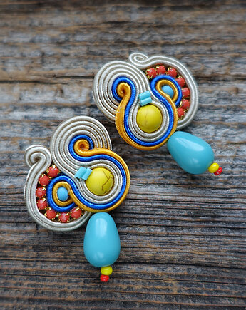 Etniczne kolczyki soutache, Mró Soutache