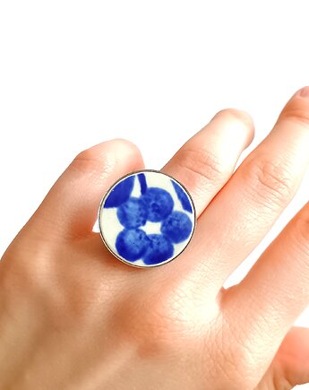 Pierścionek Włocławek, biżuteria z talerzy