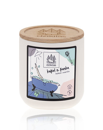 Kąpiel z pianką S - mała świeca rzepakowa, Dzikilas