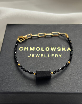 Bransoletka Onyks i Turmalin, Chmolowska Jewellery