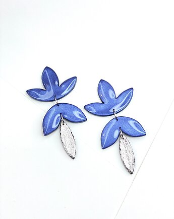 Wiszące kolczyki FIESTA metaliczne, Clayee