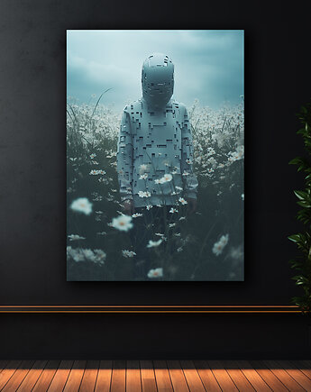 Sztuczna natura - Obraz na płótnie - Druk Blejtrama - Surrealizm #9, Black Sapphire Art