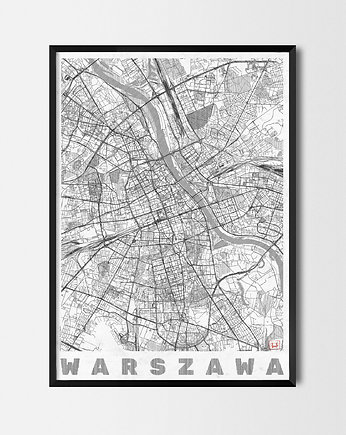 Plakat Warszawa - CityArtPosters, CityArtPosters