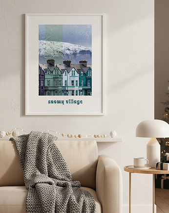 Plakat Snowy village, Well Done Shop