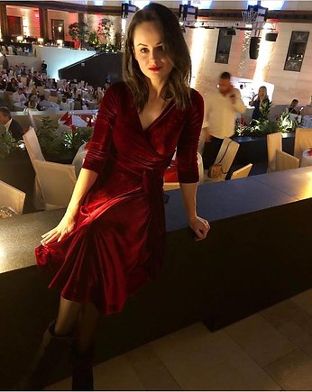 BIZNES KLASA welur aksamit różne kolory, OTTAVIANO Dominika Mlynczak