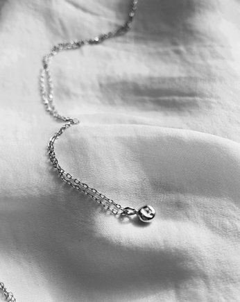Mini Liquid Necklace (silver, round drop), Unikke Design