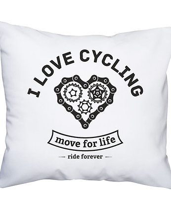 Poduszka.  I love cycling, studioixi