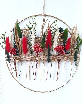 Świąteczny wianek naturalny, Mudryk Viktoria Dried Flowers