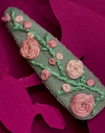 Spinka do włosów pnące róże