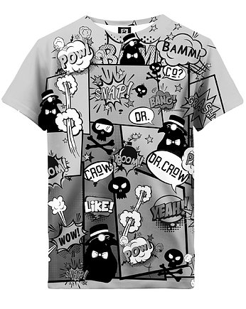 T-shirt Girl DR.CROW Komiks Black, DrCrow