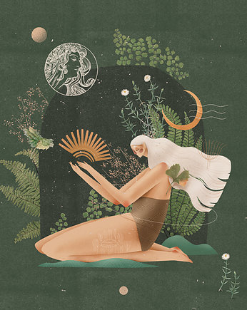 Ilustracja MYSTIC, Sandra Chojecka