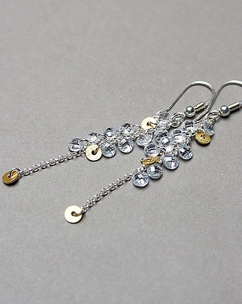 Kolczyki srebrne Cyrkoniowe gronka  vol. 6, Katia i krokodyl