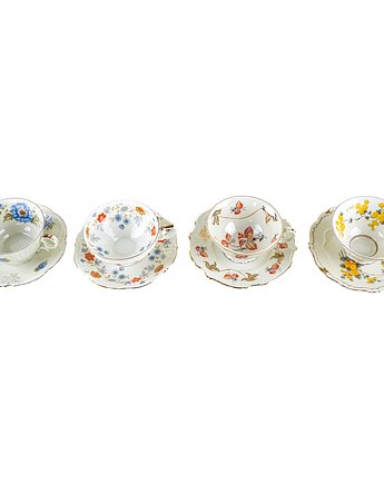 Zestaw filiżanek porcelanowych, niemiecki design, XX wiek, Niemcy, Przetwory design