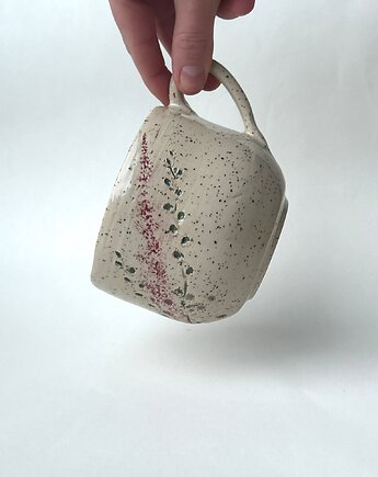 Kubek ceramiczny Kwiaty, Acosta Pottery Studio
