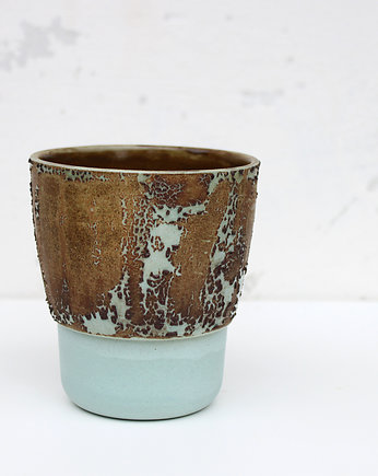 Kubek Matcha [szkliwo z zielonej herbaty+kamionka], INUA lab