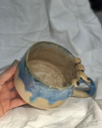 Unikatowy kubek ceramiczny, Clay Grandma