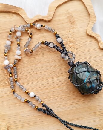 Naszyjnik z labradorytem, ZOYAA 