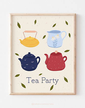 Plakat - Tea Party, Natalia Tomczyńska
