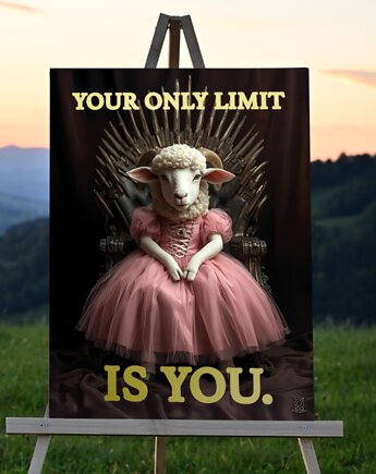 Pozłacany obraz - OWIECZKA, dr_studio