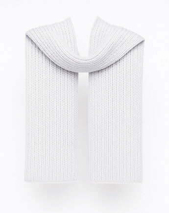 PUCHACZ - szalik wełna merino, bawełna czesana kremowy, KOPYTO