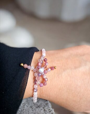 Bransoletka z kamieni naturalnych kokardka NOWOŚĆ, Arto Teka