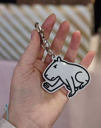 Brelok odblaskowy Kapibara, Natty design